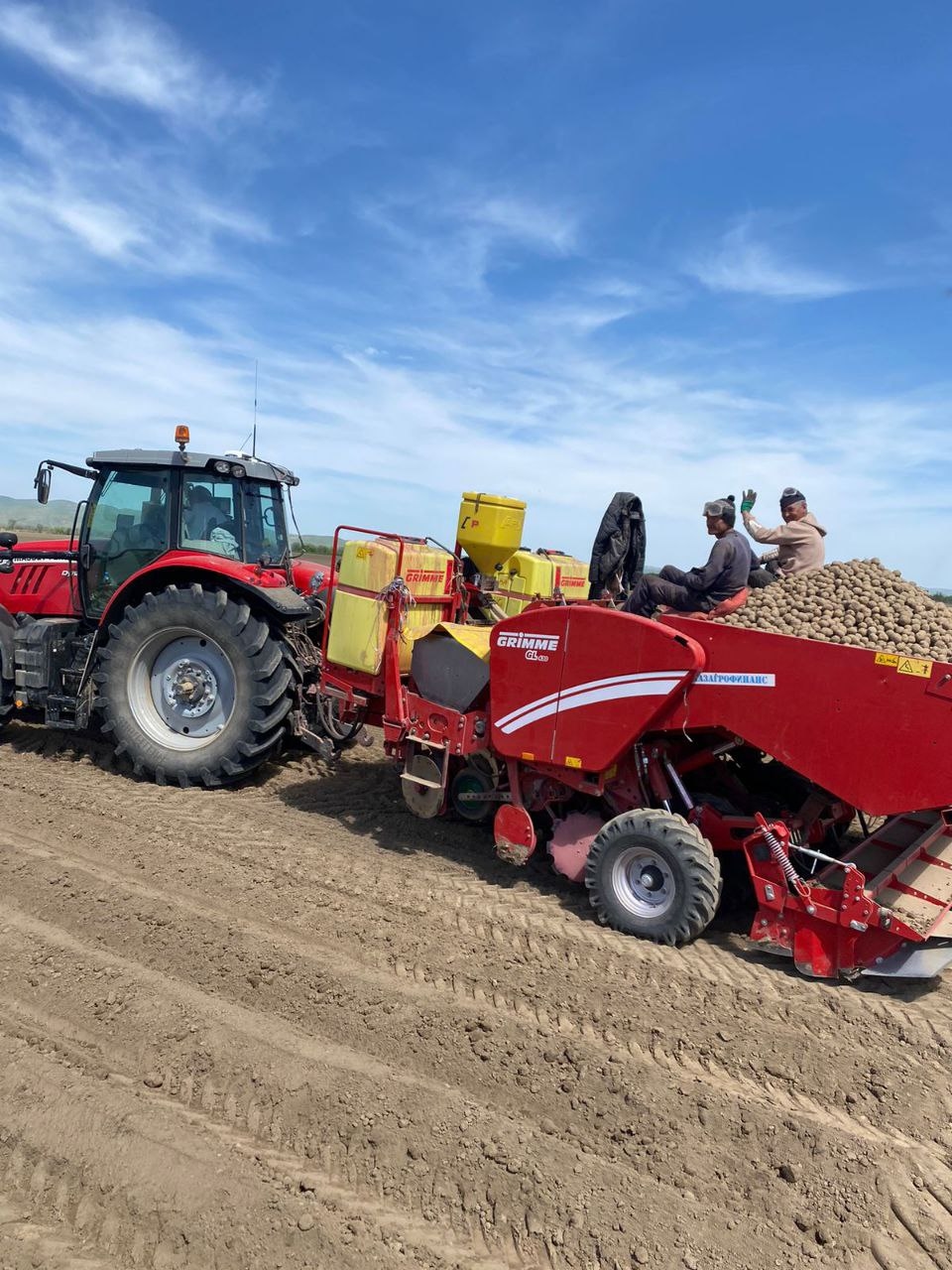 Улучшенный производственный процесс посадки картофеля в КХ «Akyn-Sara» после внедрения системы управления
